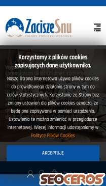 zaciszesnu.pl mobil előnézeti kép