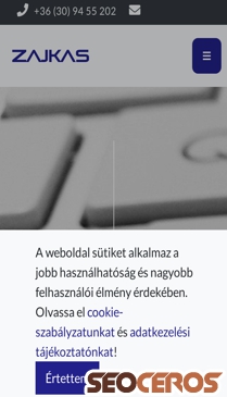zajkas.hu mobil előnézeti kép