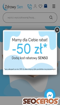 zdrowy-sen.com mobil förhandsvisning
