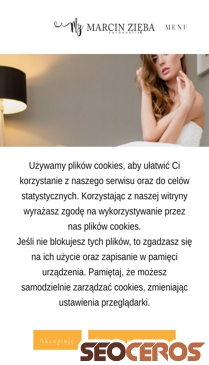 ziebamarcin.pl mobil náhľad obrázku