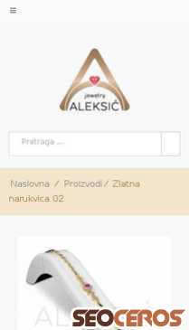 zlataraaleksic.rs/proizvod/zlatne-narukvice mobil förhandsvisning