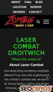 zombiebootcamp.co.uk/laser-combat-droitwich mobil obraz podglądowy