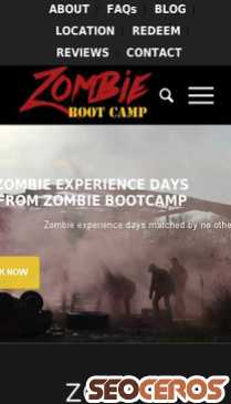 zombiebootcamp.co.uk/zombie-experiences mobil obraz podglądowy