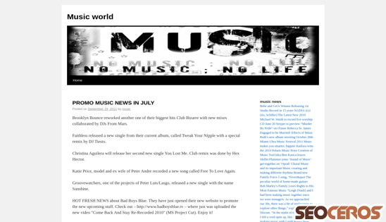 1-music.ru desktop náhľad obrázku