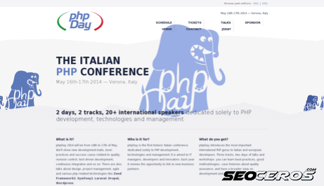 phpday.it desktop förhandsvisning