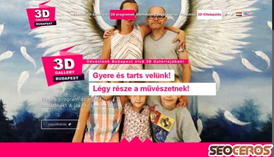 3dgallerybudapest.hu/3d-csaladi-program desktop náhled obrázku