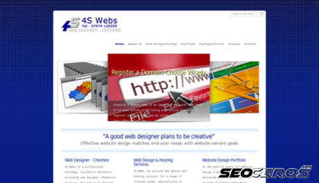 4swebs.co.uk desktop previzualizare