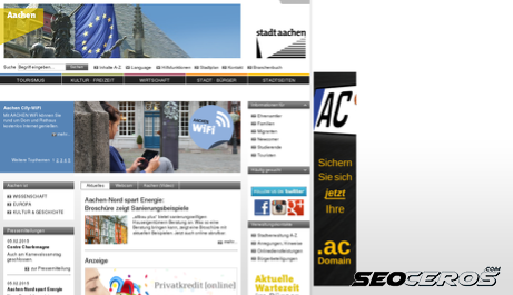 aachen.de desktop obraz podglądowy