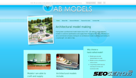 ab-models.co.uk desktop preview