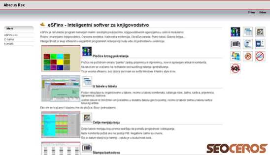 abacusrex.co.rs desktop Vista previa