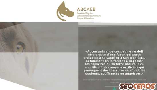 abcaeb.be desktop Vorschau