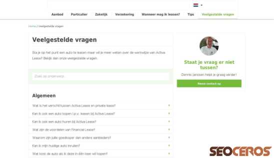 activalease.nl/nl/veelgestelde-vragen desktop náhled obrázku