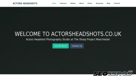 actorsheadshots.co.uk desktop preview