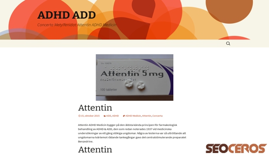 adhd-add.se desktop förhandsvisning