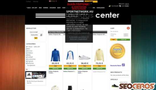 adidascenter.com desktop náhľad obrázku