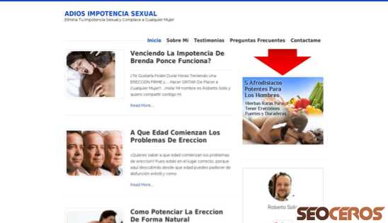 adiosimpotenciasexual.com desktop previzualizare