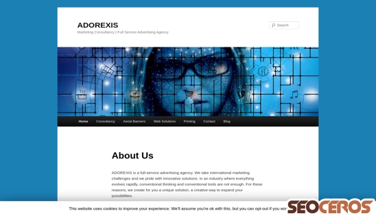 adorexis.com desktop náhľad obrázku