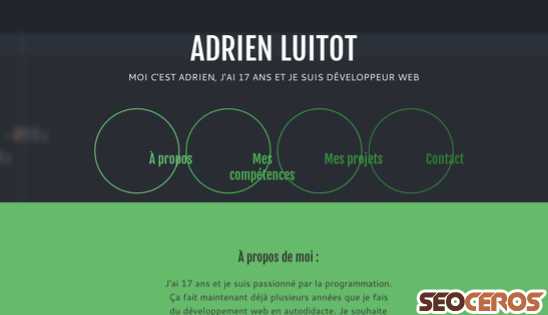 adrien.luitot.fr desktop náhled obrázku