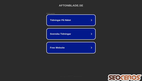 aftonblade.se desktop előnézeti kép