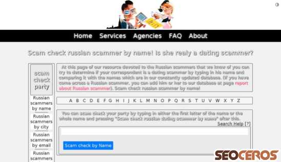 afula.info/russian-scammers-by-name.htm desktop előnézeti kép
