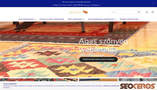 agas.hu desktop előnézeti kép