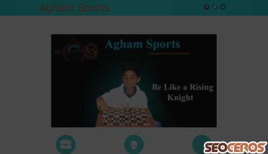 aghamsports.com desktop preview