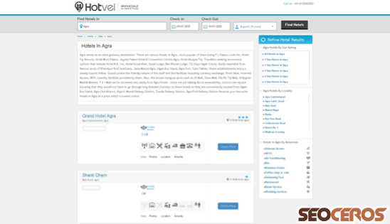 agra.hotvel.com desktop Vista previa