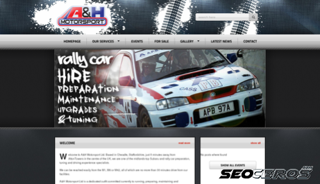 ahmotorsport.co.uk desktop preview