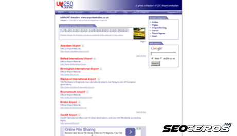 airportwebsites.co.uk desktop anteprima