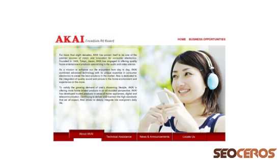 akai.com desktop előnézeti kép