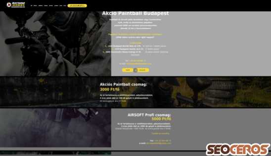 akcio-paintball.hu desktop náhled obrázku