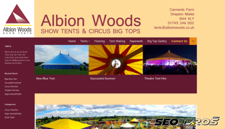 albionwoods.co.uk desktop preview