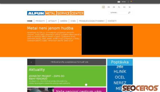 alfun.cz desktop preview