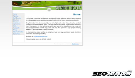 alicante-golf.co.uk desktop Vista previa
