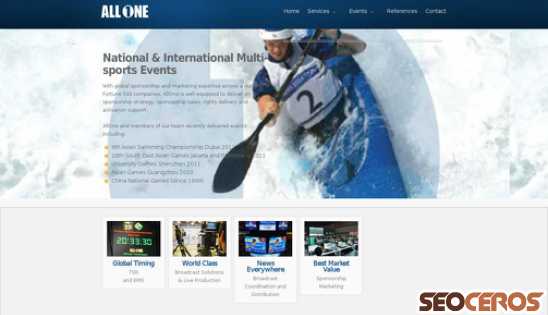 allone-sport.com desktop förhandsvisning