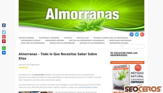 almorranas.net desktop előnézeti kép