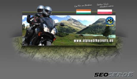 alpinebiketours.eu desktop preview