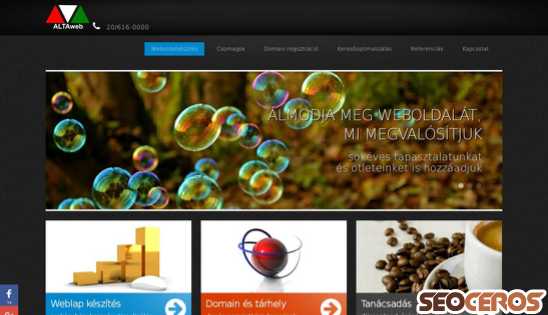 altaweb.hu desktop náhled obrázku
