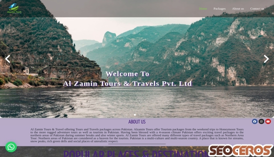 alzamintours.com desktop náhľad obrázku