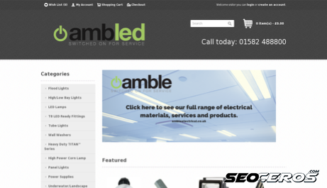 ambled.co.uk desktop preview