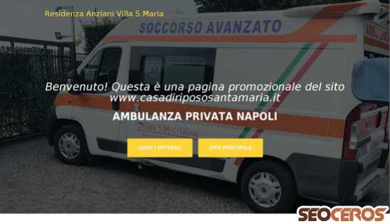 ambulanzanapoli.it desktop förhandsvisning