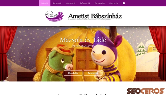 ametist.hu desktop előnézeti kép