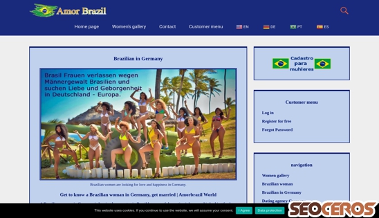 amorbrazil.world/brasilianerin-in-deutschland desktop obraz podglądowy