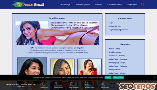 amorbrazil.world/de/brasilianische-frau desktop előnézeti kép