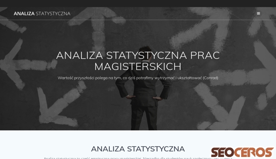 analizastatystyczna.info desktop előnézeti kép