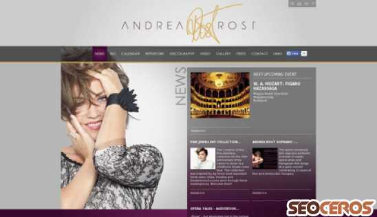 andrearost.com desktop előnézeti kép