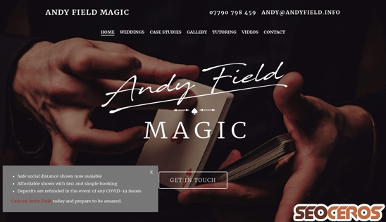 andyfield.info desktop náhľad obrázku