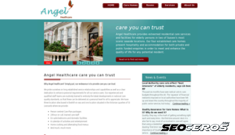 angelhealthcare.co.uk desktop previzualizare
