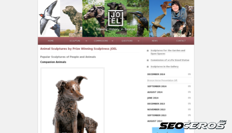 animalsculpture.co.uk desktop förhandsvisning