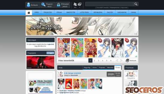 animeaddicts.hu desktop előnézeti kép
